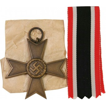 Крест  За военные заслуги без мечей Deschler & Sohn, бронза. Espenlaub militaria