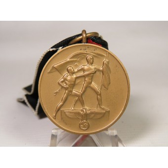 Sudetenland-Medaille in der Tasche der Ausgabe, Katz und Deyhle Pforzheim. Espenlaub militaria