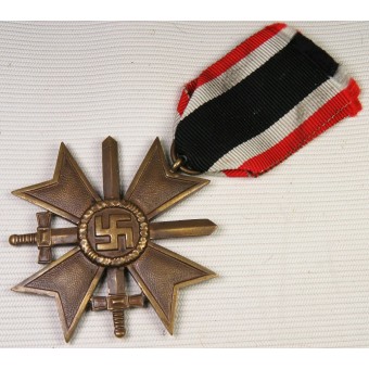 1939 Крест  За военные заслуги с мечами. Бронза. Espenlaub militaria