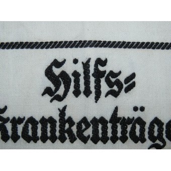 Wehrmacht of Waffen SS HILFS-KRANKENTERRAGER BRANGER DRAGERS ARMBAND. Espenlaub militaria