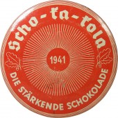 Scho-ka-kola WW2 German chocolate  tin for Wehrmacht. 1941 year