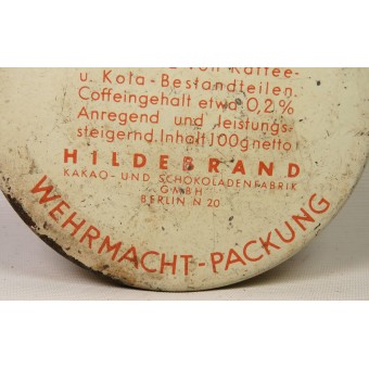 El chocolate alemán WW2 para los soldados de la Wehrmacht 1941 Packung. Espenlaub militaria