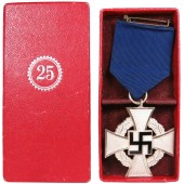 Prix pour les 25 ans de service non militaire du Troisième Reich dans un cas. Wächtler u Lange