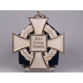 Award for  the 25 years of non-military service of the Third Reich in a case. Wächtler u Lange. Espenlaub militaria