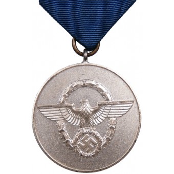 Medaille voor 8 jaar dienst in de politie van het Derde Rijk. Espenlaub militaria