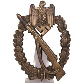 Distintivo MK 4 Fanteria d'Assalto in bronzo