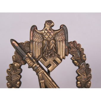 Знак За пехотные атаки MK 4 в бронзе. Espenlaub militaria