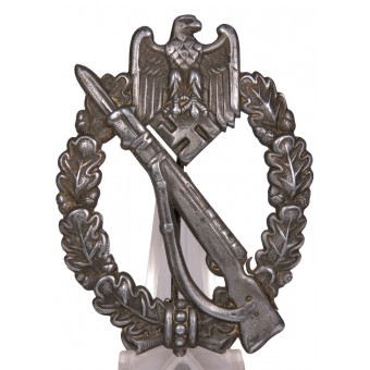 Badge dassaut dinfanterie Schickle-Meyer. Zinc, creux. Espenlaub militaria