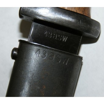 Штык к винтовке маузера-Bajonett M 84/98  asw 43. Espenlaub militaria