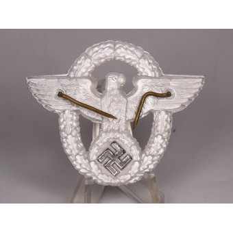 Águila de Headgear para el Servicio de Policía del Tercer Reich. Espenlaub militaria