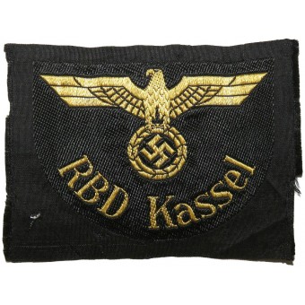 Troisième insigne de chemin de fer de Reich - RBD Kassel. Espenlaub militaria