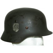 Двухдекальный стальной шлем СС м35
