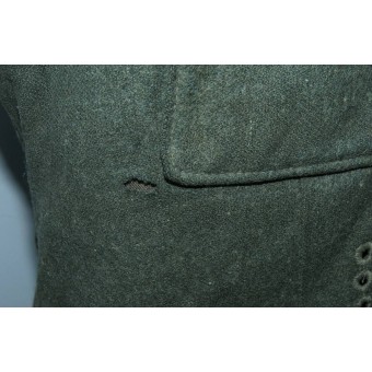 Heer m43 Feldbluse jacket, combat worn. Espenlaub militaria