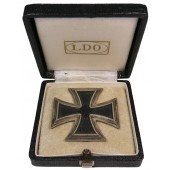 Croce di Ferro 1939, 1a classe LDO in scatola Rudolf Souval, Vienna
