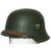 Стальной шлем м-42 Вермахт однодекалка. ckl66