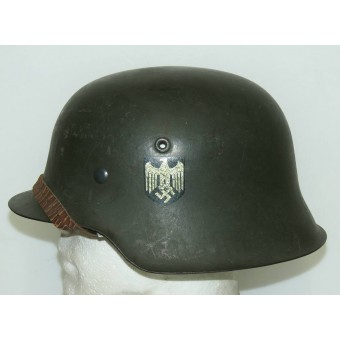 Стальной шлем м-42 Вермахт однодекалка. ckl66. Espenlaub militaria