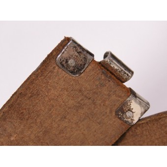 Cinturón de las SA der NSDAP Sturmabteilungen con hebilla de latón de dos piezas. Espenlaub militaria