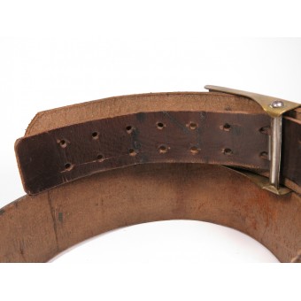 Cinturón de las SA der NSDAP Sturmabteilungen con hebilla de latón de dos piezas. Espenlaub militaria