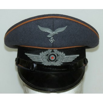 Gorra de visera para el personal alistado de la Luftwaffe Luftnachrichten. Espenlaub militaria