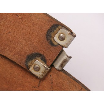 Cintura della Wehrmacht Heer con fibbia in alluminio con medaglione separato. Espenlaub militaria
