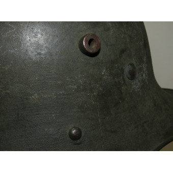 Austrian M16 Helmet Used by the Wehrmacht. Espenlaub militaria