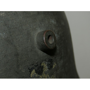 Austrian M16 Helmet Used by the Wehrmacht. Espenlaub militaria