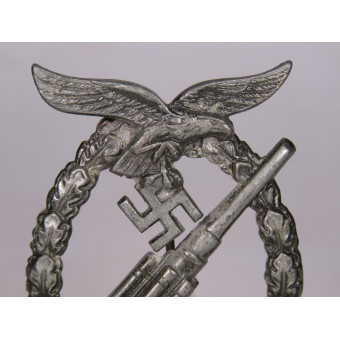 Flak Battle Badge Luftwaffe – W. Hobacher. Espenlaub militaria