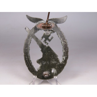 Flak Battle Badge Luftwaffe – W. Hobacher. Espenlaub militaria