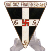RZM 63 Nationalsozialistische Frauenschaft membership badge – Steinhauer & Lück