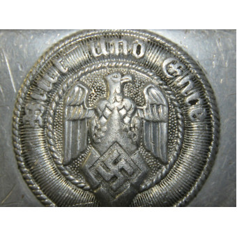 Hitlerjugend Aluminum Buckle with Blut und Ehre Motto, RZM M4/27. Espenlaub militaria