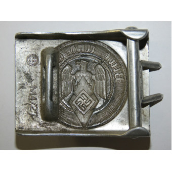 Hitlerjugend Aluminum Buckle with Blut und Ehre Motto, RZM M4/27. Espenlaub militaria