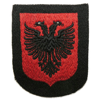Albanian Waffen-SS Volunteer Sleeve Shield. Espenlaub militaria