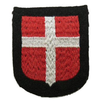 Danish Waffen-SS Volunteer Sleeve Shield. Espenlaub militaria