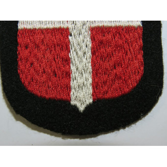 Danish Waffen-SS Volunteer Sleeve Shield. Espenlaub militaria