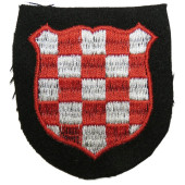 Kroatien Sleeve Shield – Croatian Volunteers Waffen-SS