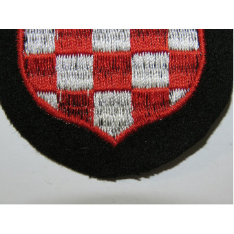 Нарукавный щит Kroatien – хорватские добровольцы Waffen-SS. Espenlaub militaria