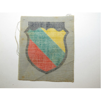 Lithuanian police sleeve shield Third Reich. Espenlaub militaria
