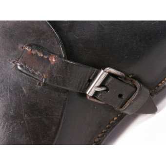 Black Leather Holster for P08 Parabellum Pistol. Espenlaub militaria