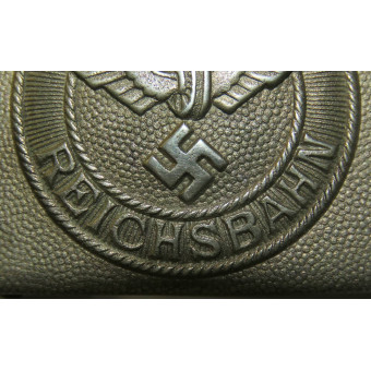 Early Nickel Silver Buckle of the Third Reich Railway Troops. Espenlaub militaria