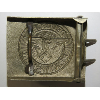 Early Nickel Silver Buckle of the Third Reich Railway Troops. Espenlaub militaria