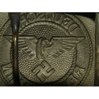 Early Nickel Silver Buckle of the Third Reich Railway Troops. Espenlaub militaria
