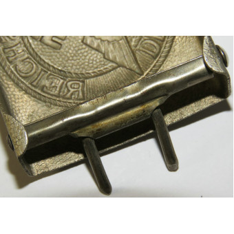 Early Nickel Silver Buckle of the Third Reich Railway Troops. Espenlaub militaria