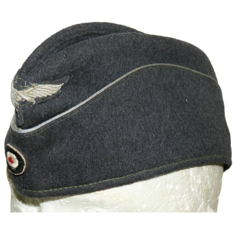 Luftwaffe Officer Side Cap, Late War Period. Espenlaub militaria