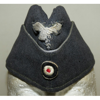 Luftwaffe Officer Side Cap, Late War Period. Espenlaub militaria