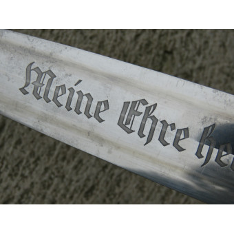 SS Dagger Model 1933 RZM 1211/38 SS Ernst Pack Solingen. Espenlaub militaria