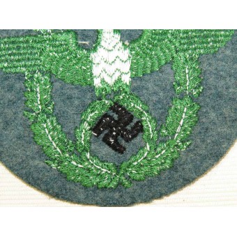 3rd Reich Police sleeve eagle for Grüne Polizei/Schutzpolizei of town Wien. Espenlaub militaria