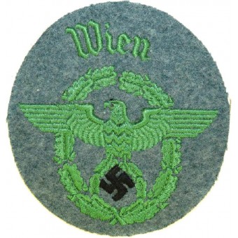 3:e rikets polisärla örn för Grüne Polizei/Schutzpolizei i staden Wien. Espenlaub militaria