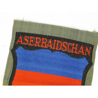 Aserbaidschan Azerbajdzjans volontärer i tyska arméns ärmsköld. Espenlaub militaria