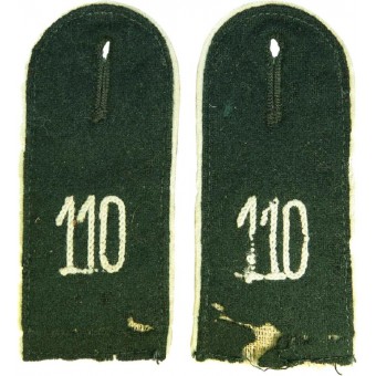 Heer Infanterie arruolato bretelle di rango Schuetze per 110 Reggimento di Fanteria. Espenlaub militaria