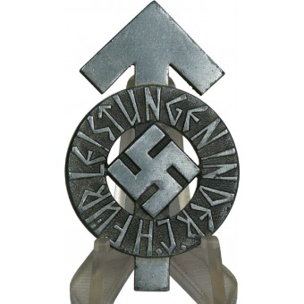 Hitlerjugend Leidengsabzeichen Silberissä. Hopealuokan HJ Procicience -merkki. Espenlaub militaria